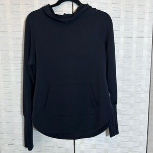 Skechers Go Lounge Awakened Navy Hoodie with Thumb Holes Size Medium